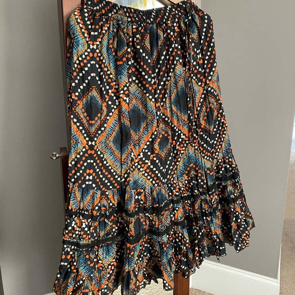 Maxi cotton skirt